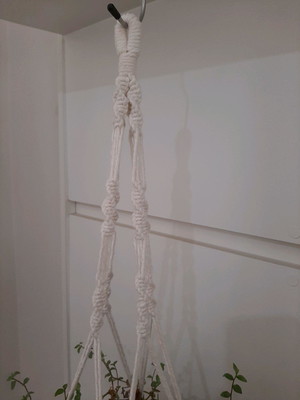 Suporte plantas macramê - p