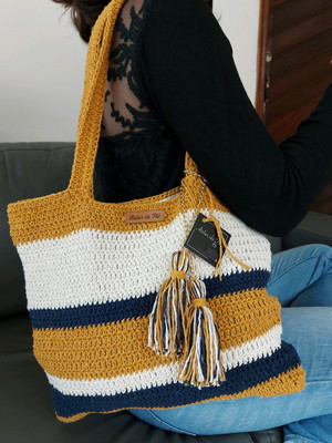 Bolsa crochê luna