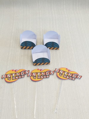 Topper com forminhas blaze