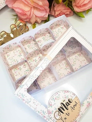Caixa 12 doces dia das mães