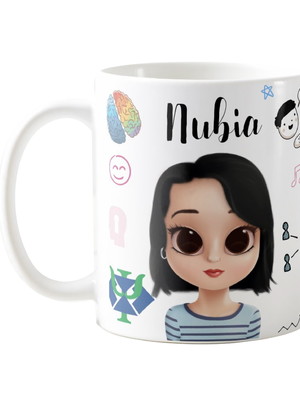 Caneca presente recursos humanos profissão rh com avatar