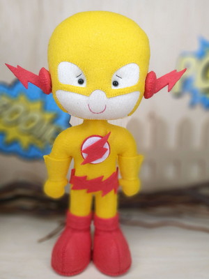 Flash em feltro reverso