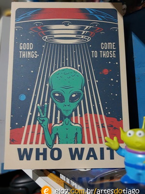 Quadro pôster - alien