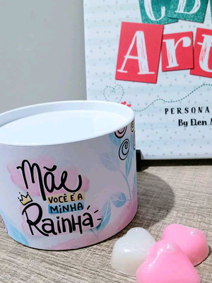 Tubo lata dia das mães