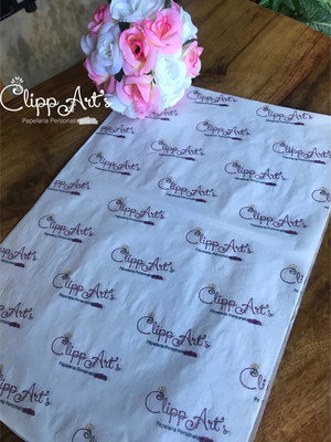 Papel seda personalizado tam: 32x48 100 unid