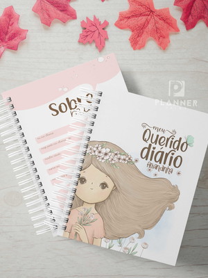 Diário personalizado para meninas