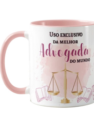 Caneca criativa presente direito p/ melhor advogada do mundo