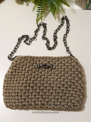 Bolsa em crochê (fio nautico)