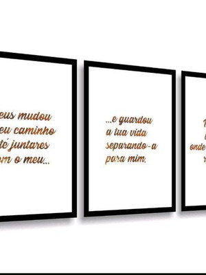 Quadros decorativos com frases quarto do casal com vidro