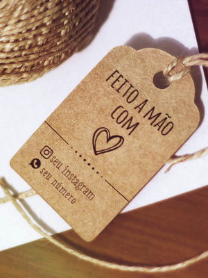 Tag kraft redes sociais + fio de rami