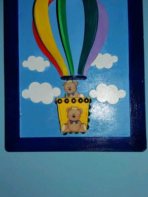 Quadro urso com led