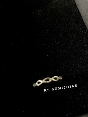 Anel falange ajustável todo infinito sj our bco