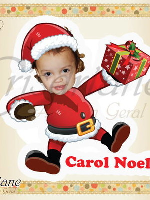Foto personalizada montagem papai noel