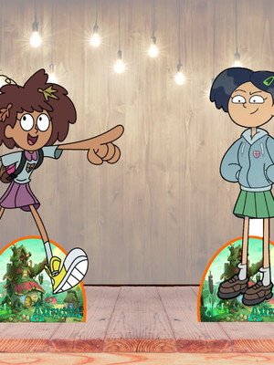 Amphibia displays kit com 10 peças