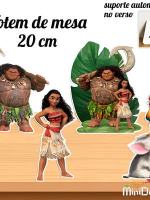 Totem de mesa moana