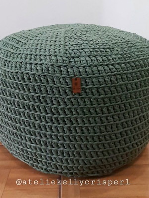Puff redondo 55 x 40cm com capa