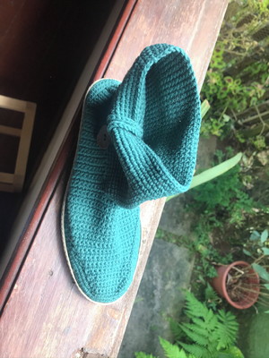 Botinha de crochê