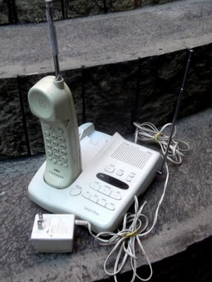 Telefone antigo c/ secretária eletrônica decoração retrô