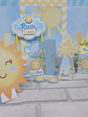 Kit festa - raio de sol - sunshine - meninos (ler descrição)
