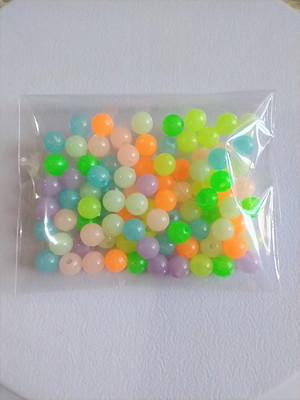 Bolinha que brilha no escuro 8,pacote de 15 g, com 50 peças