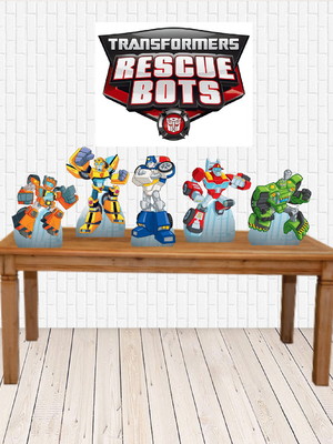 Kit display transformers rescuo bots - mdf