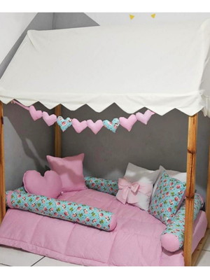 Kit cama 10 peças - solteiro