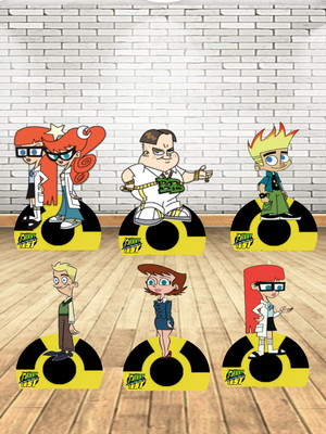 Johnny test displays kit com 10 peças