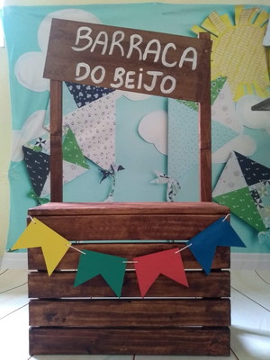 Barraca do beijo madeira props fotografia infantil newborn
