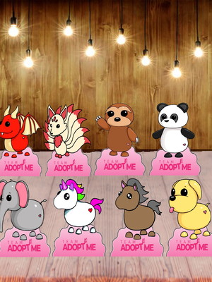 Adopt me displays kit com 10 peças
