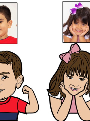 Caricatura logo marca personagem criado sob encomenda