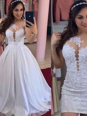 Vestido de noiva em renda