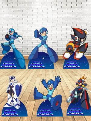 Megaman displays kit com 10 peças