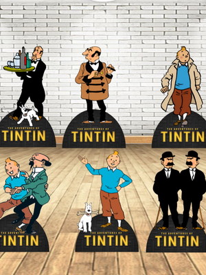 Tintin displays kit com 10 peças