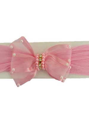 Faixa de cabelo rosa