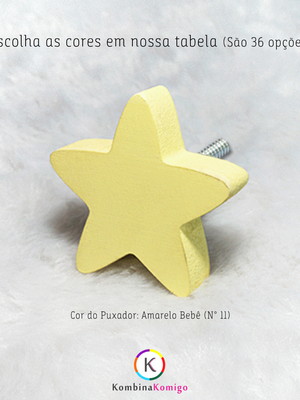 Puxador de gaveta/porta: estrela