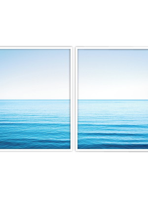 Quadros mar: com vidro