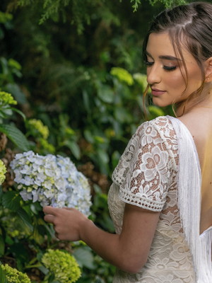 Vestido boho chic marfim-modelo desiree