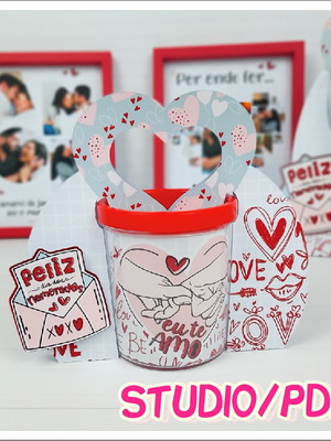 Arquivo suporte para caneca - dia dos namorados **studio/pdf