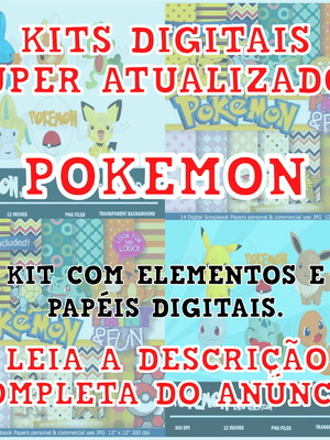 Kits digitais - pokemon