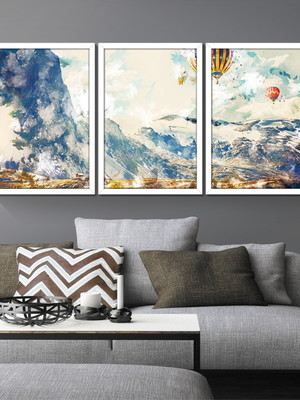 Quadros paisagem: com vidro