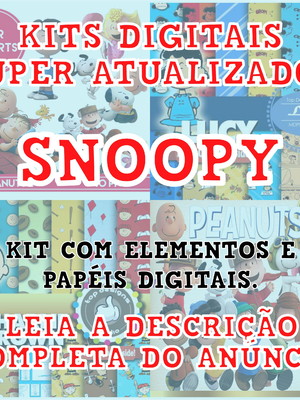 Kits digitais - snoopy
