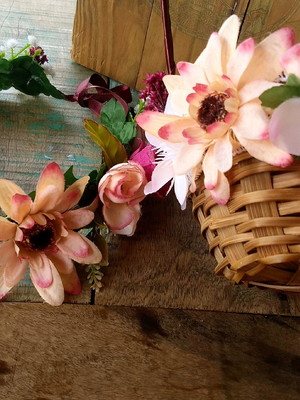 Cesta florista realista folk