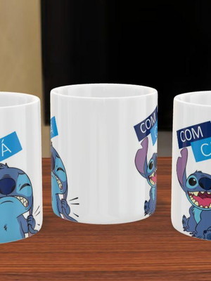 Caneca stitch com chá sem chá