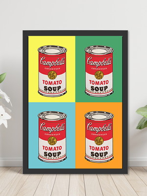Quadro decorativo cozinha sopa campbell´s (tamanho a3)