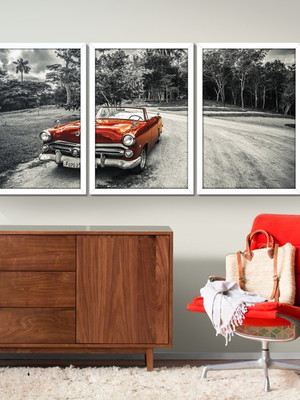 Quadros paisagem preto e branco: com vidro