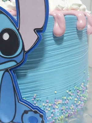 Topper de bolo - camadas luxo - lilo e stitch
