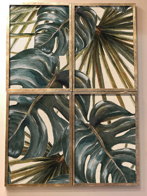 Quadros decorativos costela-de-adão lindos modernos premium