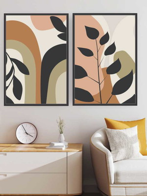 Quadros composição duplo abs m 63x42 com moldura