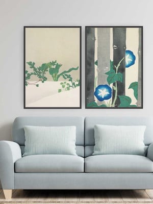 Quadro composição duplo glórias 63x42 com moldura