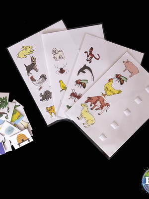 Kit atividades animais com figuras